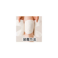 ハヤシ・ニット ひざワンタッチサポーター コイルボーン付 1枚入 L ホワイト 4094 1枚 62-2991-66（直送品）