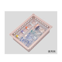 サカセ化学工業 アンプルケース(W235×D332×H42mm)クリアホワイト AT-15 1個 62-0853-75（直送品）