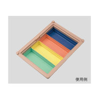 サカセ化学工業 ナーシングトレー(W230×D75×H43mm)ライトイエロー VT-6 1個 62-0853-88（直送品）