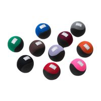 ヘルメット潜水 クロッツ やわらか健康ボール 丸型 ブラック×ピンク 10個入 HC-035 1ケース(10個) 61-9950-66（直送品）