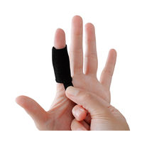 D&M 指サポーター 1本指用(2個入) ブラック M #106 1袋(2個) 62-0872-40（直送品）