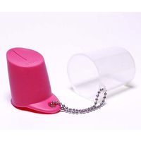 アイ・シー・アイデザイン研究所 KissII ペットボトル用(キャップ付) 10個入り マゼンタピンク AK02CMP 1箱(10個)（直送品）