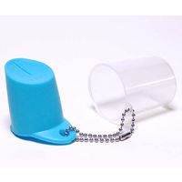 アイ・シー・アイデザイン研究所 KissII ペットボトル用(キャップ付) 10個入り アクアブルー AK02CAB 1箱(10個)（直送品）