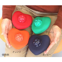 ヘルメット潜水 クロッツ やわらか湯たんぽ ハート型 ミニ レッド HY-619-RD 1個 62-9828-02（直送品）