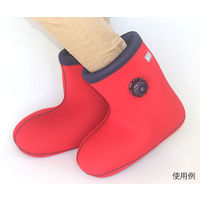 ヘルメット潜水 クロッツ やわらか湯たんぽ 足用 底無し レッド S HY-614-S 1足 62-9827-96（直送品）