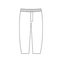 ケアファッション 紳士ロングパンツ(2枚組) ホワイト L 38022-02 1組(2枚) 61-7381-74（直送品）