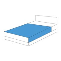 ケアファッション スムース防水シーツ(ダブル) ピンク 145×180cm 39152-21 1枚 61-7384-74（直送品）