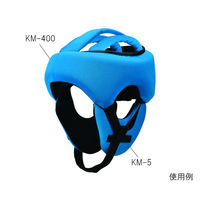 キヨタ ヘッドガード フィット専用頬パッド(左右1組)ブルー KM-5 ブルー 1個 61-9640-74（直送品）