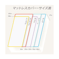 Conni 調節トグル付きマットレスカバー シングル 88-092188-00-1 1枚 62-7115-03（直送品）