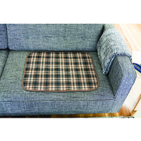 Conni チェアパッド Lサイズ タータンチェック CCD-051061-25-1P 1枚 62-7114-77（直送品）