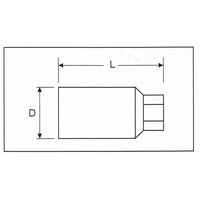 デイトナ プラグソケット マグネットタイプ 16mm 97752（直送品）