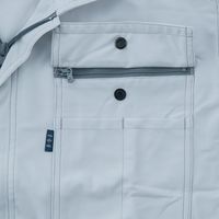 【ワークウェア・作業用つなぎ】マルキ トリコット（タテ編ニット）サマーツナギ服 ネイビー BL S-98 丸鬼商店 1着（直送品）