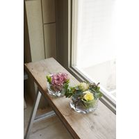 クレイ 割れない花瓶 フラワーベース　2個セット PC puck 13 パック 135×75mm 930-092-000（直送品）