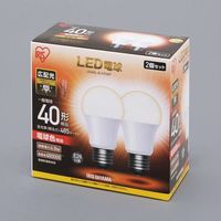 アイリスオーヤマ LED電球 E26 2P 広配光タイプ 電球色 40形相当 LDA5L-G-4T52P（直送品）