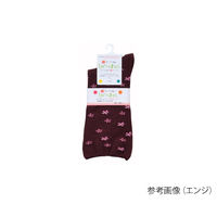 神戸生絲 婦人柄しめつけません毛混ソックス ダークグレー 3902 1足 63-3417-57（直送品）