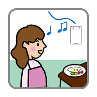 アズワン ワイヤレス呼び出しチャイムセット DEAR LIFE BL-03 1セット 63-1273-84