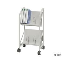 ナカキン ファイルサポートワゴン 2段タイプ FSW-4607WG 1個 63-1826-63（直送品）