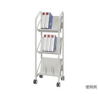ナカキン ファイルサポートワゴン 3段タイプ FSW-4637WG 1個 63-1826-66（直送品）