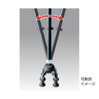 田辺プレス テトラ・ケイン スモールベース フレックス 青墨 S TCSF 1本 63-1273-57（直送品）