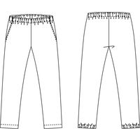 KAZEN（カゼン） ジョガーパンツ（男女兼用）ターコイズ S 856-42 （直送品）