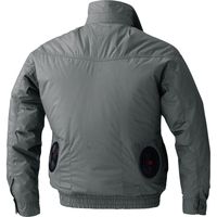 HOOH 長袖ブルゾン V8202-73チャコール 3L 村上被服 1着（直送品）