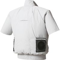 HOOH フルハーネス対応半袖ブルゾン V9377-39シルバーグレー 4L 村上被服 1着（直送品）