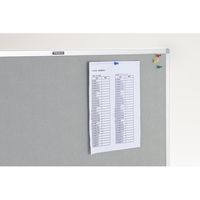 トラスコ中山 TRUSCO エコロジークロス掲示板 900X1800 ライトグレー 暗線入り KE-36SLGA 1枚 160-9409（直送品）