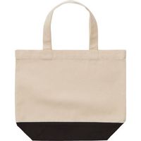 キャブ United Athle（ユナイテッドアスレ） 1460-01 トートバッグ ナチュラル/ブラック S 1包（10枚入）（直送品）
