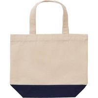 キャブ United Athle（ユナイテッドアスレ） 1460-01 トートバッグ ナチュラル/ネイビー S 1包（10枚入）（直送品）