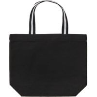 キャブ United Athle（ユナイテッドアスレ） 1460-01 トートバッグ ブラック/ブラック＆ホワイトS 1包（10枚入）（直送品）