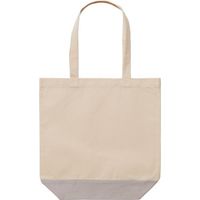 キャブ United Athle（ユナイテッドアスレ） 1460-01 トートバッグ ナチュラル/ライトグレー M 1包（10枚入）（直送品）