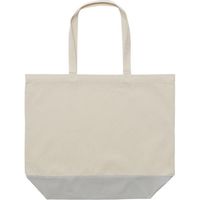 キャブ United Athle（ユナイテッドアスレ） 1460-01 トートバッグ ナチュラル/ライトグレー L 1包（10枚入）（直送品）