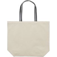 キャブ United Athle（ユナイテッドアスレ） 1460-01 トートバッグ ナチュラル/ブラック＆ホワイトL 1包（10枚入）（直送品）