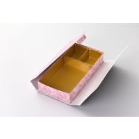 瑞光明 料理・弁当箱 華雅シリーズ貼箱タイプ大 彩友禅No.1101金カップ付（3）v1321hmdhiy1101gg1jg2 1ケース（100個入）（直送品）