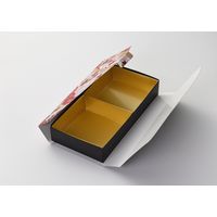 瑞光明 料理・弁当箱 華雅シリーズ 組立タイプ 大 友禅No.3617 金カップ付（2） v1321hmdty3617hg2 1ケース（100個入）（直送品）