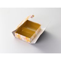 瑞光明 料理・弁当箱 華雅シリーズ 貼箱タイプ 小 友禅No.3702 金カップ付（2） v1321hmshy3702ig2 1ケース（100個入）（直送品）