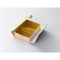 瑞光明 料理・弁当箱 華雅シリーズ 貼箱タイプ 小 S-6014 金カップ付（2） v1322hmshs6014ig2 1ケース（100個入）（直送品）