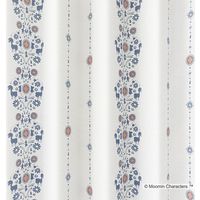スミノエ MOOMIN レースカーテン フォークライン 1000×1760mm ブルー 4549781238265 1枚（直送品）