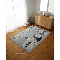 スミノエ MOOMIN ラグ コバナ 1300×1850mm ネイビー 4549781238388 1枚（直送品）