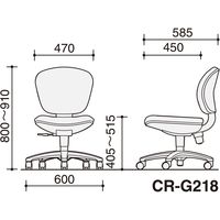 【組立設置込】コクヨ レグノ2 セパレートタイプ 肘なし ミディアムミント ナイロンキャスター 1脚（直送品）