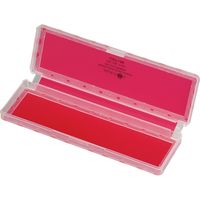 リヒトラブ AQUA DROPs ペンケース 赤 A5021-3 1セット(5個)