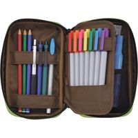 リヒトラブ ペンケース[ブックタイプ] 黄緑 A7551-6 1個