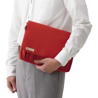 リヒトラブ SMART FIT キャリングポーチ B5 オレンジ A7576-4 1個