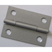 松冨 カラー丁番 シルバー 1B038H 1セット（直送品）