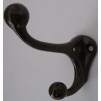 松冨 並型帽子掛 茶 2D013H 1セット（直送品）