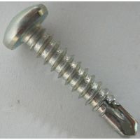 松冨 ドリル付鉄板木ネジ ナベ+ 3.5×10mm 2F137 1セット（直送品）