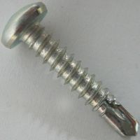 松冨 ドリル付鉄板木ネジ ナベ+ 5.0×13mm 2F146 1セット（直送品）