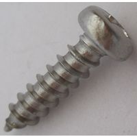 松冨 ステン鉄板木ネジ ナベ+ 3×20mm 2F281 1セット（直送品）