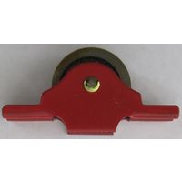 松冨 厚板枠ローラ戸車 袖平 3B050H 1セット（直送品）