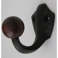 松冨 V型コート掛 黒 3D008H 1セット（直送品）